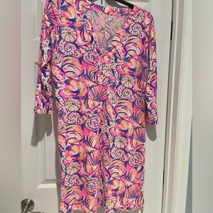 LILLY PULITZER COTTON DRESS SIZE LARGE